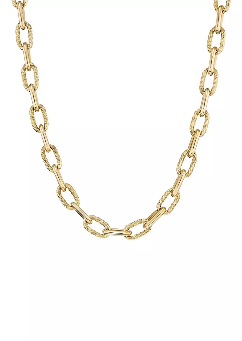David Yurman DY Madison Chain Necklace in 18K Yellow Gold