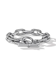 David Yurman sterling silver DY Madison Toggle chain bracelet