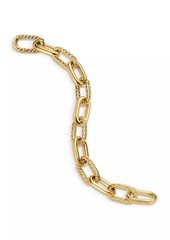 David Yurman DY Madison Chain Bracelet in 18K Yellow Gold, 13.5MM