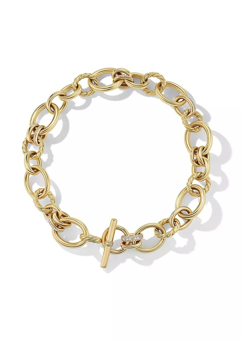 David Yurman DY Mercer™ Chain Necklace In 18K Yellow Gold