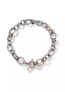 David Yurman DY Mercer™ Melange Chain Necklace In Sterling Silver