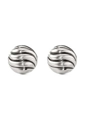 David Yurman sterling silver Sculpted Cable stud earrings