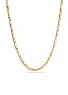 David Yurman Fluted Chain Necklace In 18K Gold, 5mm