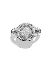 David Yurman Infinity Ring with Diamonds