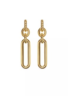 David Yurman Lexington Double Link Drop Earrings in 18K Yellow Gold, 53.5MM