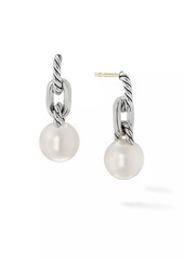 David Yurman Madison-Pearl Sterling Silver & 10.5-11MM Cultured Freshwater Pearl Drop Earrings