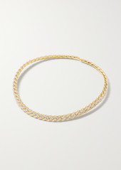David Yurman Paveflex 18-karat Gold Diamond Necklace