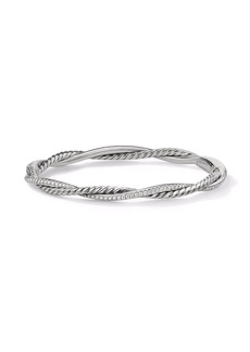 David Yurman sterling silver Petite Infinity diamond bracelet