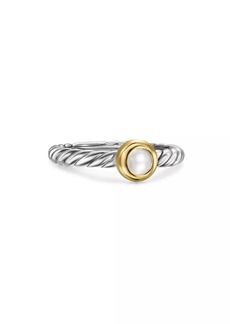 David Yurman Petite Cable Ring in Sterling Silver
