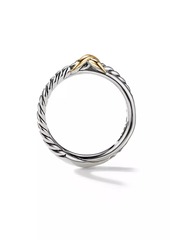 David Yurman Petite X Ring in Sterling Silver