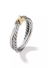 David Yurman Petite X Ring in Sterling Silver