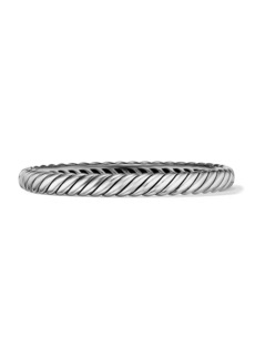 David Yurman Sculpted Cable Bangle Bracelet In Sterling Silver, 7mm