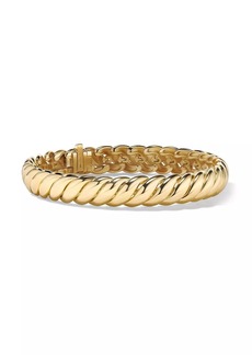 David Yurman Sculpted Cable Bracelet In 18K Yellow Gold