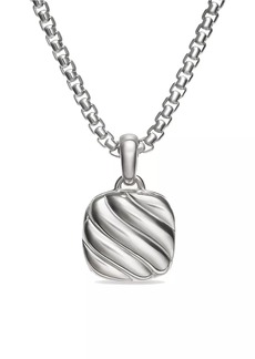 David Yurman Sculpted Cable Square Locket in Sterling Silver