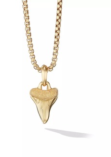 David Yurman Shark Tooth Amulet in 18K Yellow Gold