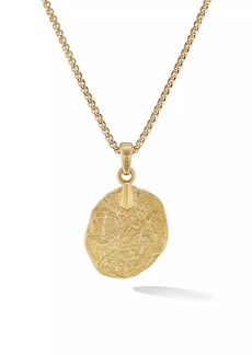 David Yurman Shipwreck Coin Amulet in 18K Yellow Gold, 34MM