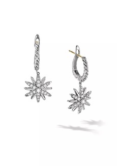 David Yurman Starburst Drop Earrings With Pav&eacute Diamonds