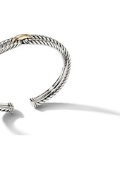 David Yurman 18kt yellow gold and sterling silver Cable Loop bracelet