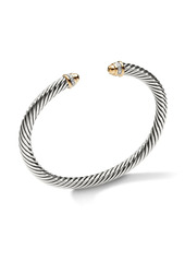 David Yurman 18kt yellow gold Cable Classics diamond bracelet