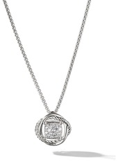 David Yurman sterling silver pendant necklace