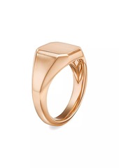 David Yurman Streamline Signet Ring in 18K Rose Gold, 14mm