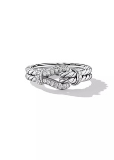 David Yurman Thoroughbred Loop Ring In Sterling Silver
