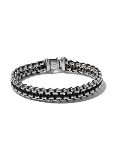 David Yurman sterling silver Woven Box Chain bracelet