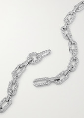David Yurman Xl Starburst 18-karat White Gold Diamond Necklace