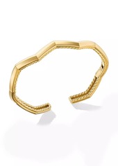 David Yurman Zig Zag Stax™ Cuff Bracelet in 18K Yellow Gold, 5mm