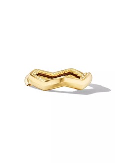 David Yurman Zig Zag Stax™ Ring in 18K Yellow Gold, 3MM