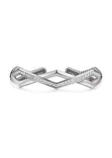 David Yurman Zig Zag Stax™ Two Row Cuff Bracelet in Sterling Silver