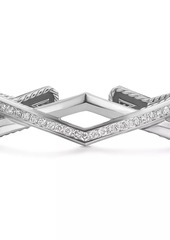 David Yurman Zig Zag Stax™ Two Row Cuff Bracelet in Sterling Silver