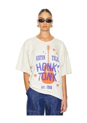 DAYDREAMER Austin Honky Tonk Oversized Jersey Tee