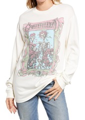 Daydreamer Grateful Dead Long Sleeve Graphic Tee in Vintage White at Nordstrom