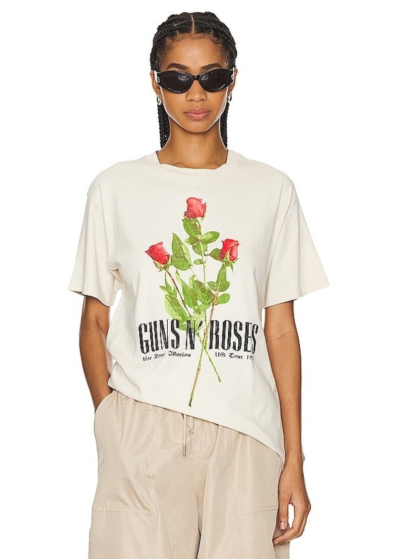 DAYDREAMER Guns N Roses Use Your Illusion Roses Tee