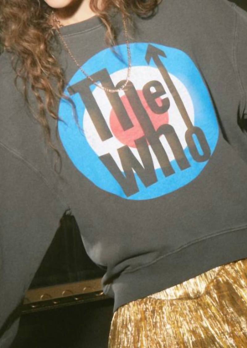 DAYDREAMER The Who Oversized Crew In Black