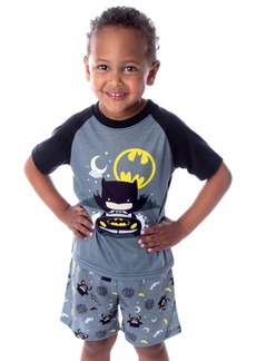 Dc Comics Toddler Boys' Batman Pajamas Night Riding Kids 2 Piece Pajama Set - Night cruising