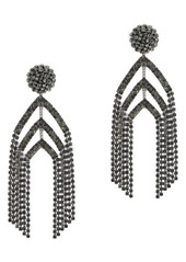Deepa Gurnani Corina Crystal Drop Earrings