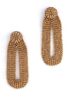 Deepa Gurnani Shyna Crystal Drop Earrings
