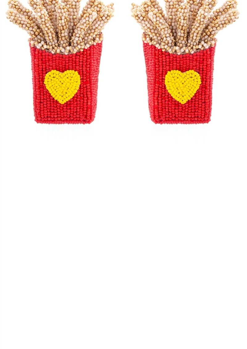 Deepa Gurnani Fries Earrings In Multi