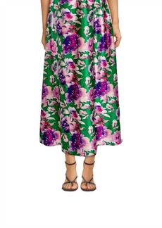 Delfi Collective Giana Dress In Green Floral