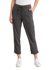 Democracy AB Leisure High Waist Cuffed Ponte Pants in Charcoal at Nordstrom Rack