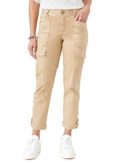 Democracy Women's Plus-Size Ab Solution Ankle Roll Cuff Utility Pant  16W