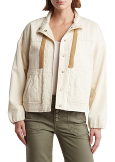 Democracy Quilted Cotton Jacket in Blanched Almond at Nordstrom Rack