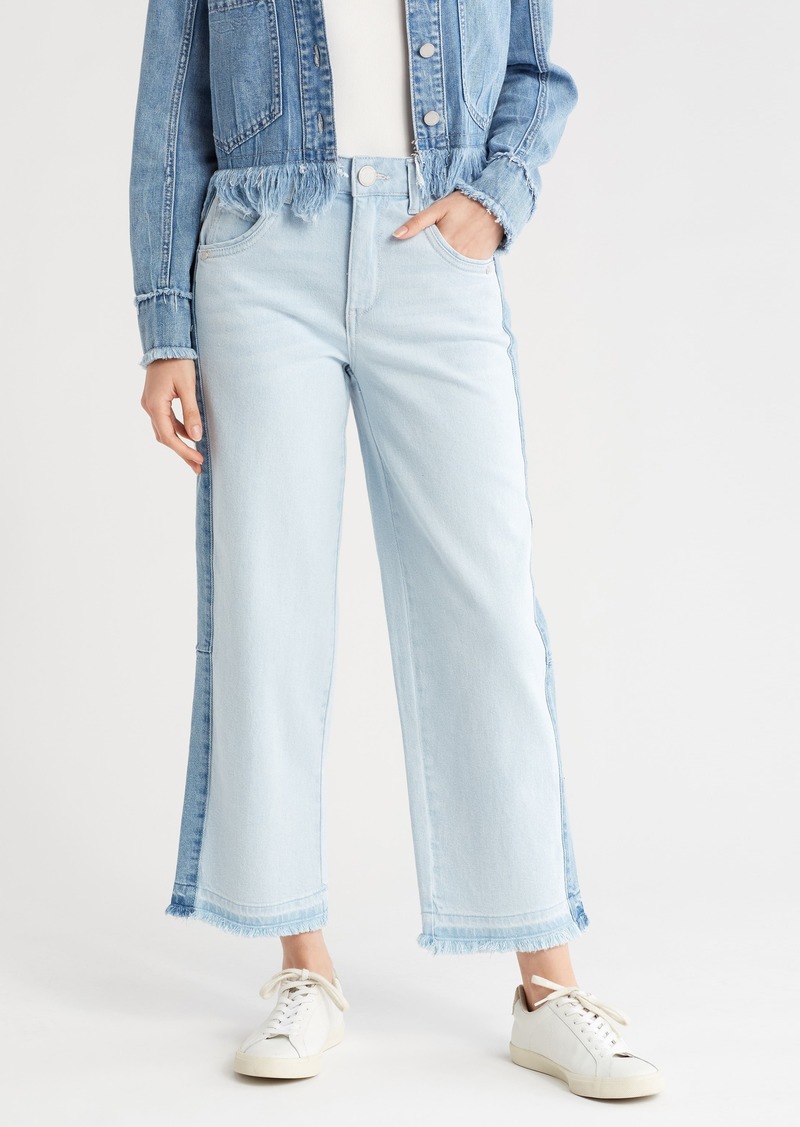 Democracy Relaxed Straight Leg Jeans in Powder Blue at Nordstrom Rack