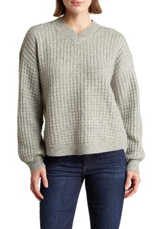 Democracy Soft Waffle Sweater in H Moss at Nordstrom Rack
