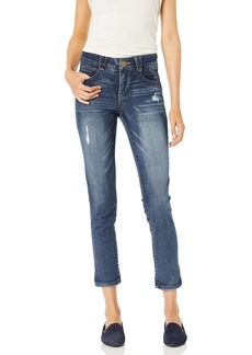 Democracy womens Absolution Crop Jeans Distressed Blue  US