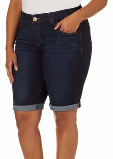 Democracy womens Plus Size Ab Solution Bermuda Short Jeans   US
