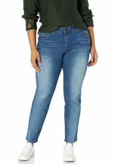 Democracy womens Plus-size "Ab"solution Straight Leg Jeans