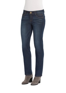 Democracy Women's Plus-Size Ab Solution Straight Leg Jean  24W